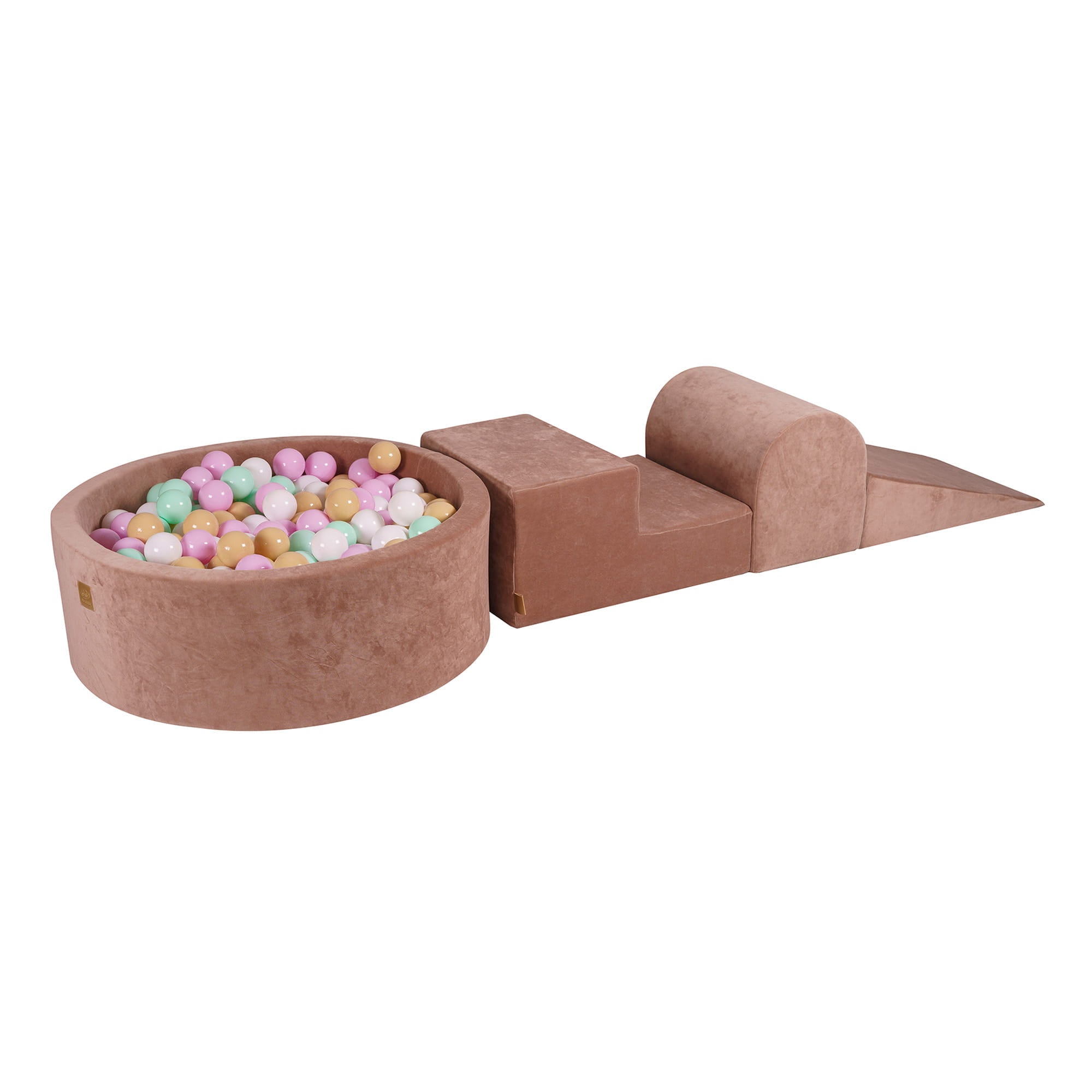 Παιδική Χαρά Velvet Foam 4 Στοιχείων Μπεζ