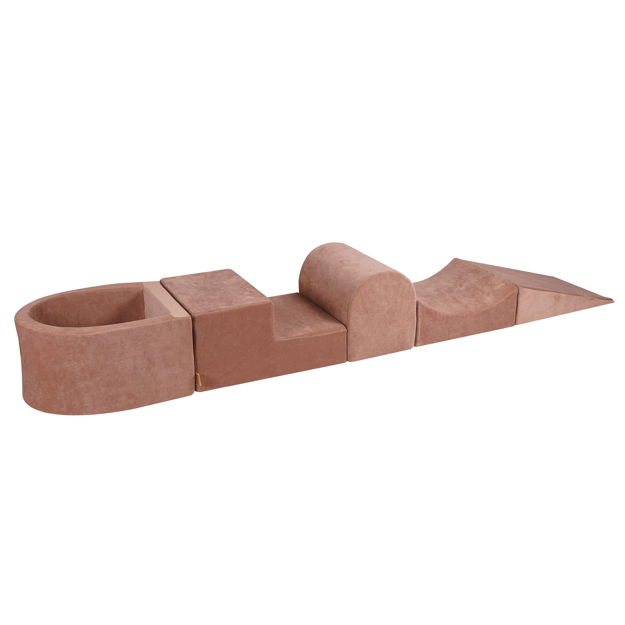 Παιδική Χαρά Velvet Foam 5 Στοιχείων Μπεζ