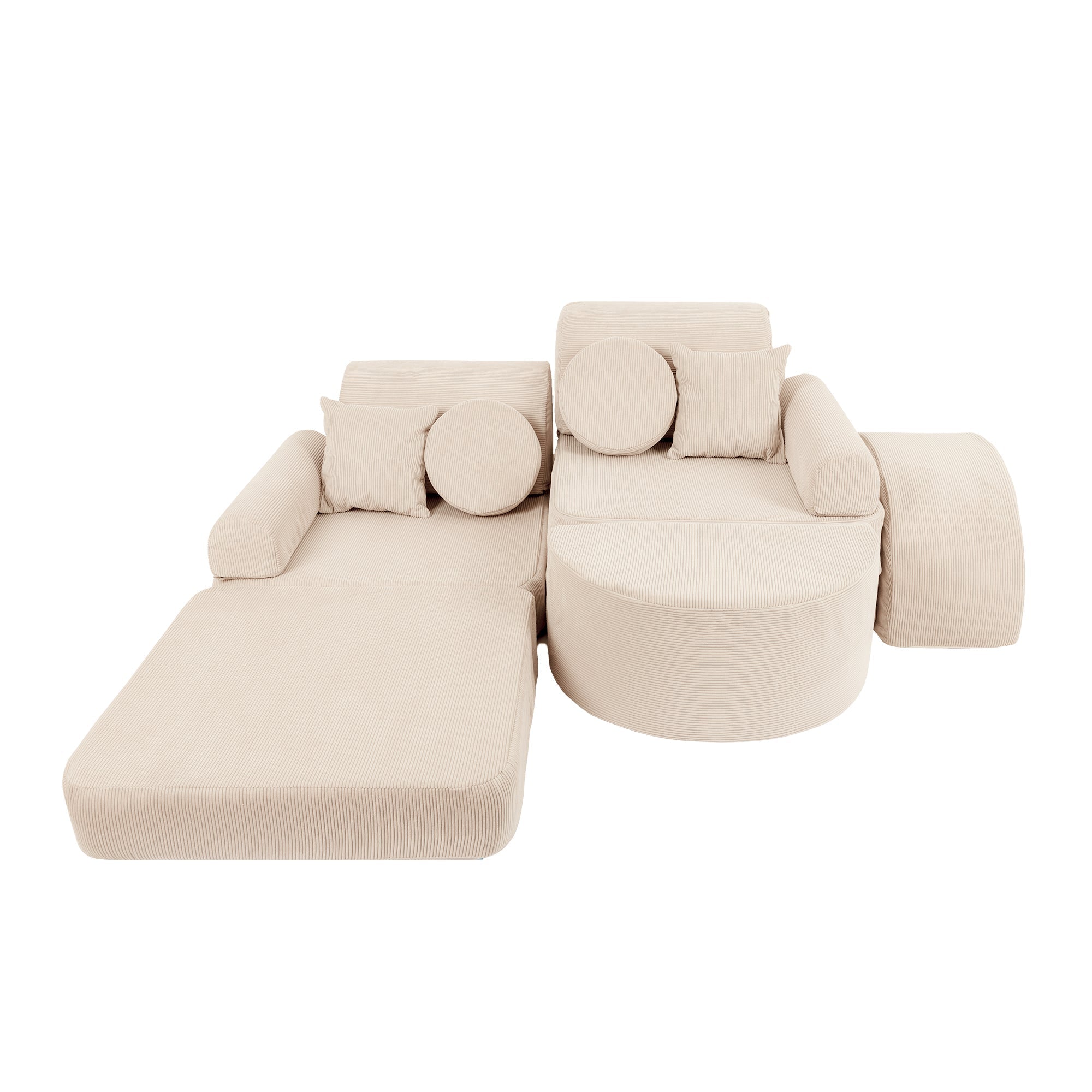 MeowBaby Slimcord Play Sofa Max – Παιδικός καναπές-κρεβάτι με δυνατότητα προετοιμασίας φαγητού | 12 τεμάχια