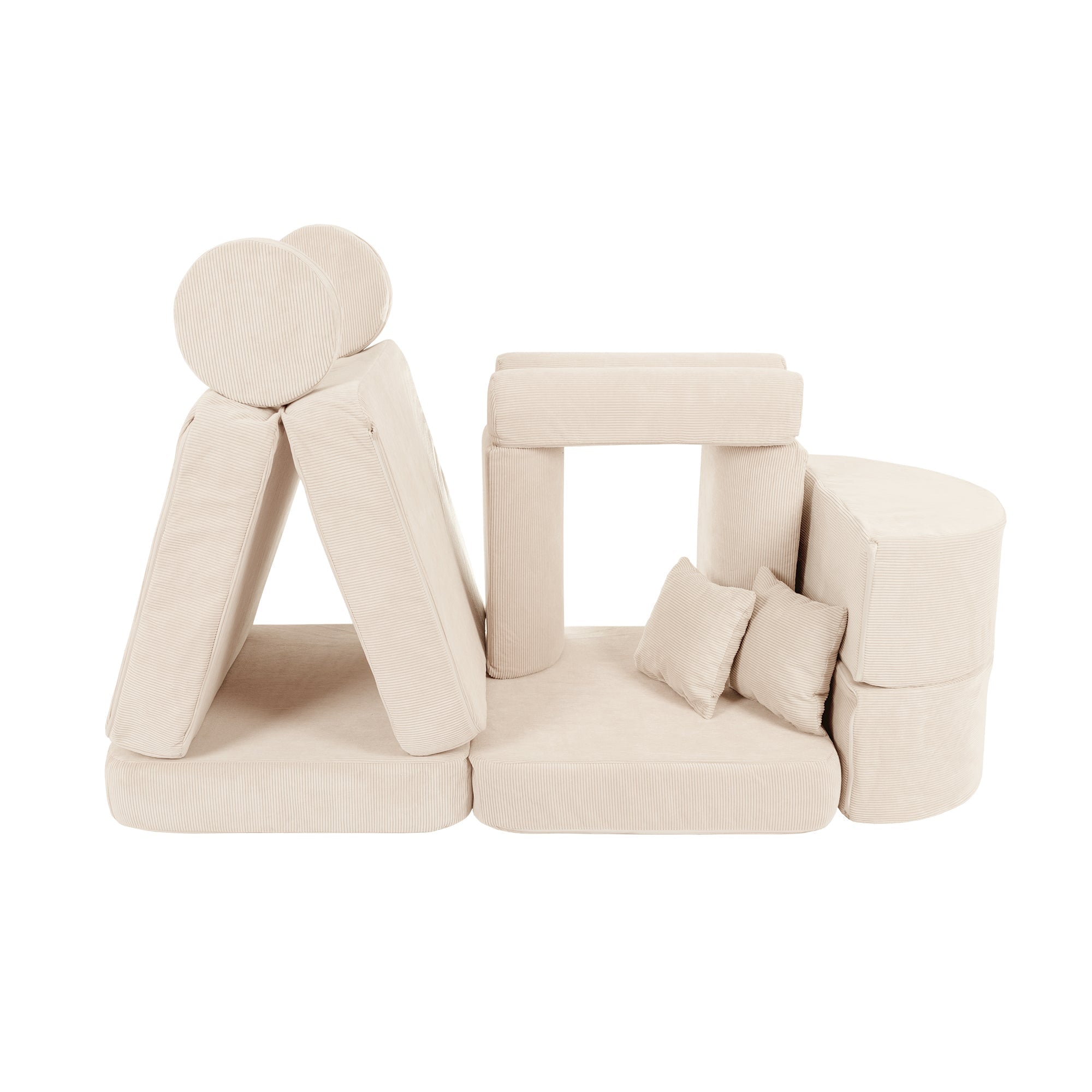 MeowBaby Slimcord Play Sofa Max – Παιδικός καναπές-κρεβάτι με δυνατότητα προετοιμασίας φαγητού | 12 τεμάχια