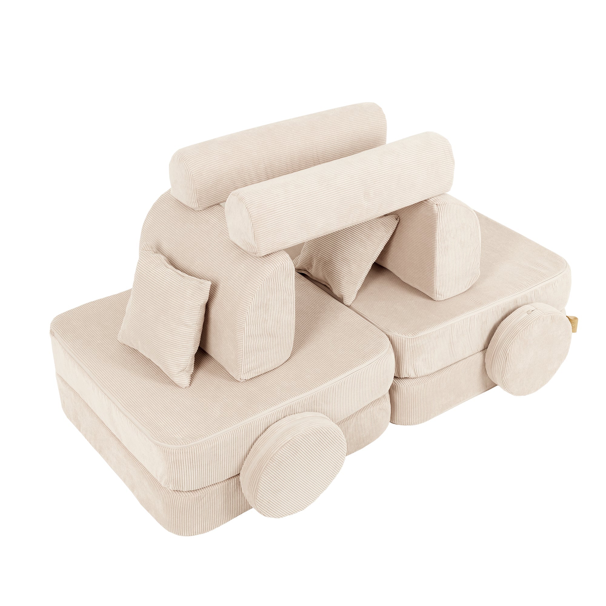 MeowBaby Slimcord Play Sofa Plus – Παιδικός καναπές-κρεβάτι με δυνατότητα προετοιμασίας φαγητού | 10 τεμάχια