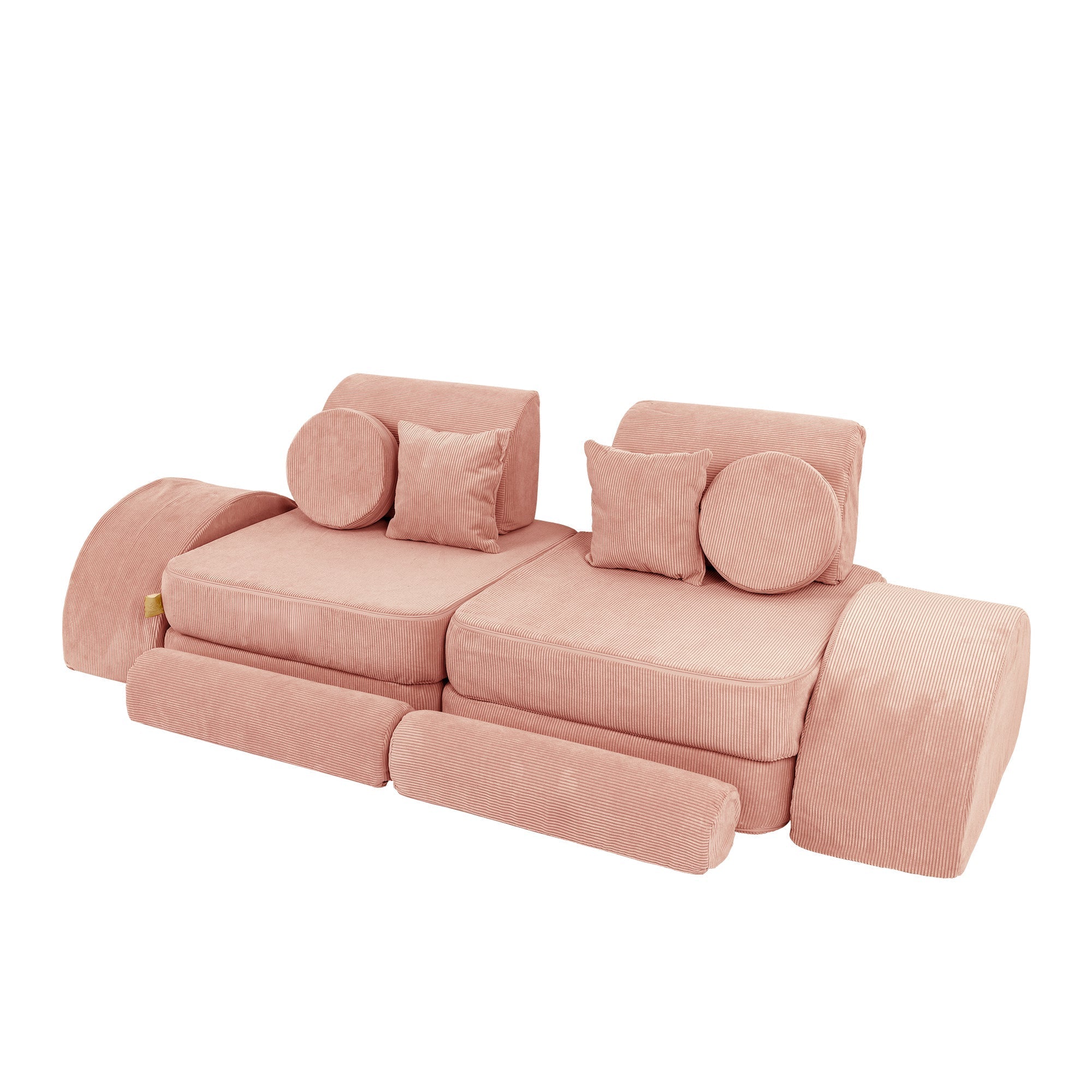 MeowBaby Slimcord Play Sofa Max – Παιδικός καναπές-κρεβάτι με δυνατότητα προετοιμασίας φαγητού | 12 τεμάχια