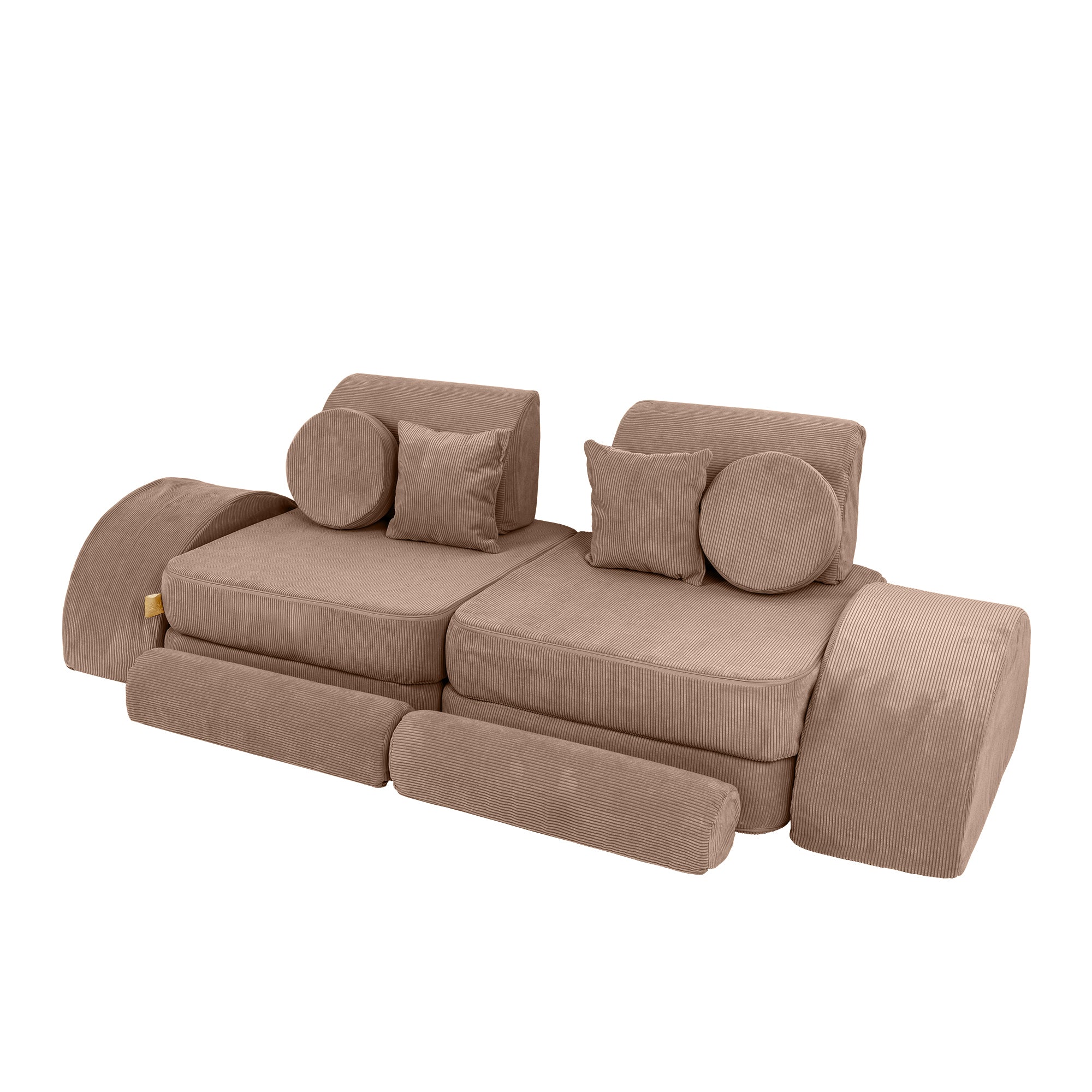 MeowBaby Slimcord Play Sofa Max – Παιδικός καναπές-κρεβάτι με δυνατότητα προετοιμασίας φαγητού | 12 τεμάχια