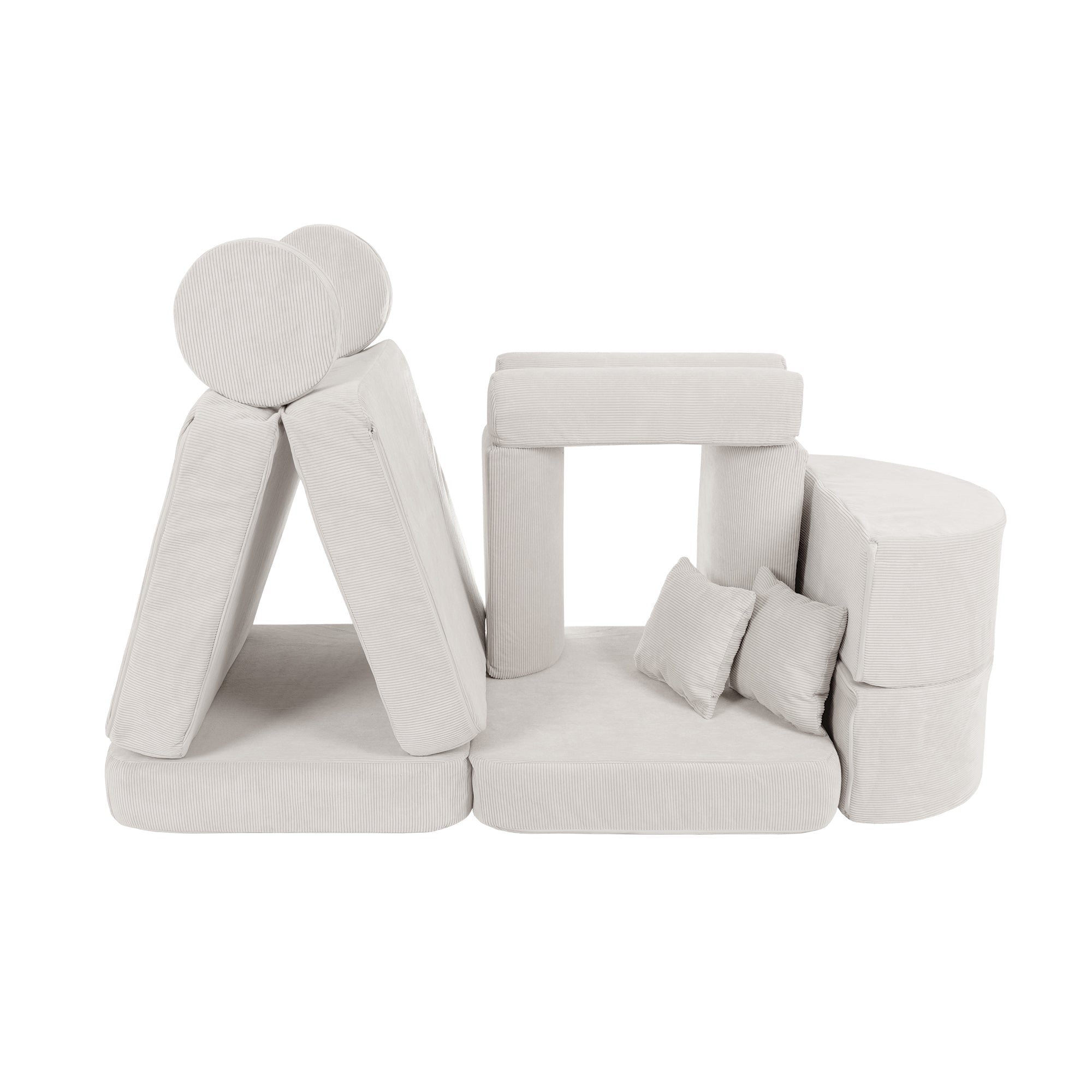 MeowBaby Slimcord Play Sofa Max – Παιδικός καναπές-κρεβάτι με δυνατότητα προετοιμασίας φαγητού | 12 τεμάχια