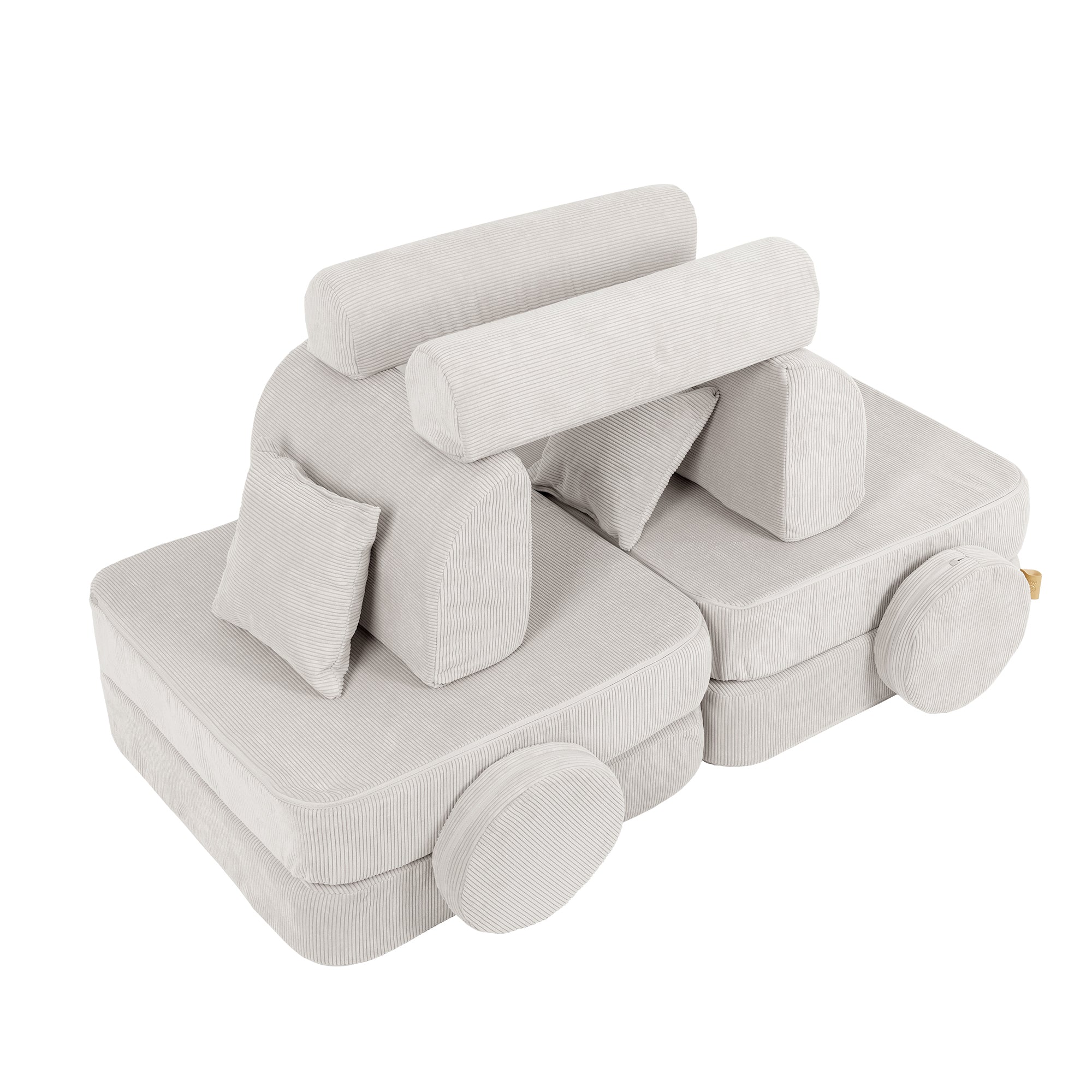 MeowBaby Slimcord Play Sofa Plus – Παιδικός καναπές-κρεβάτι | 10 τεμάχια