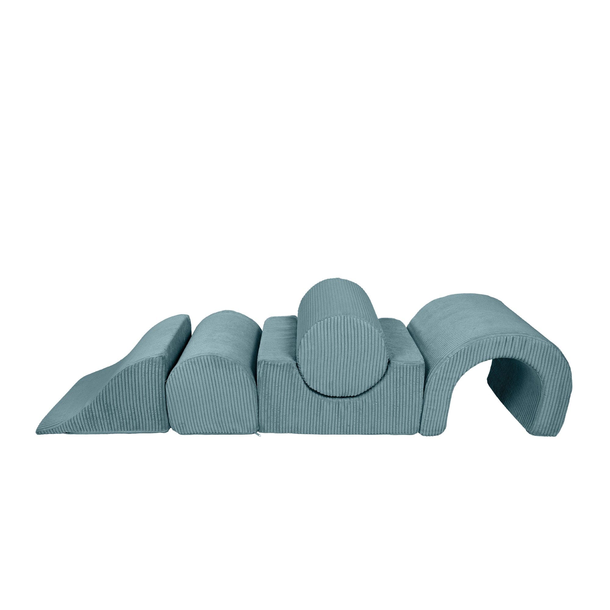 MeowBaby Aesthetic Kids Foam Climbing Blocks - Baby Soft Play Set | 5 Elements