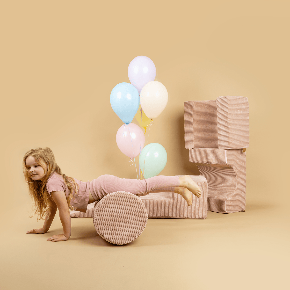 Meowbaby Piankowy Plac Zabaw dla Dzieci | Z Małym Basenem z Kulkami | Aesthetic