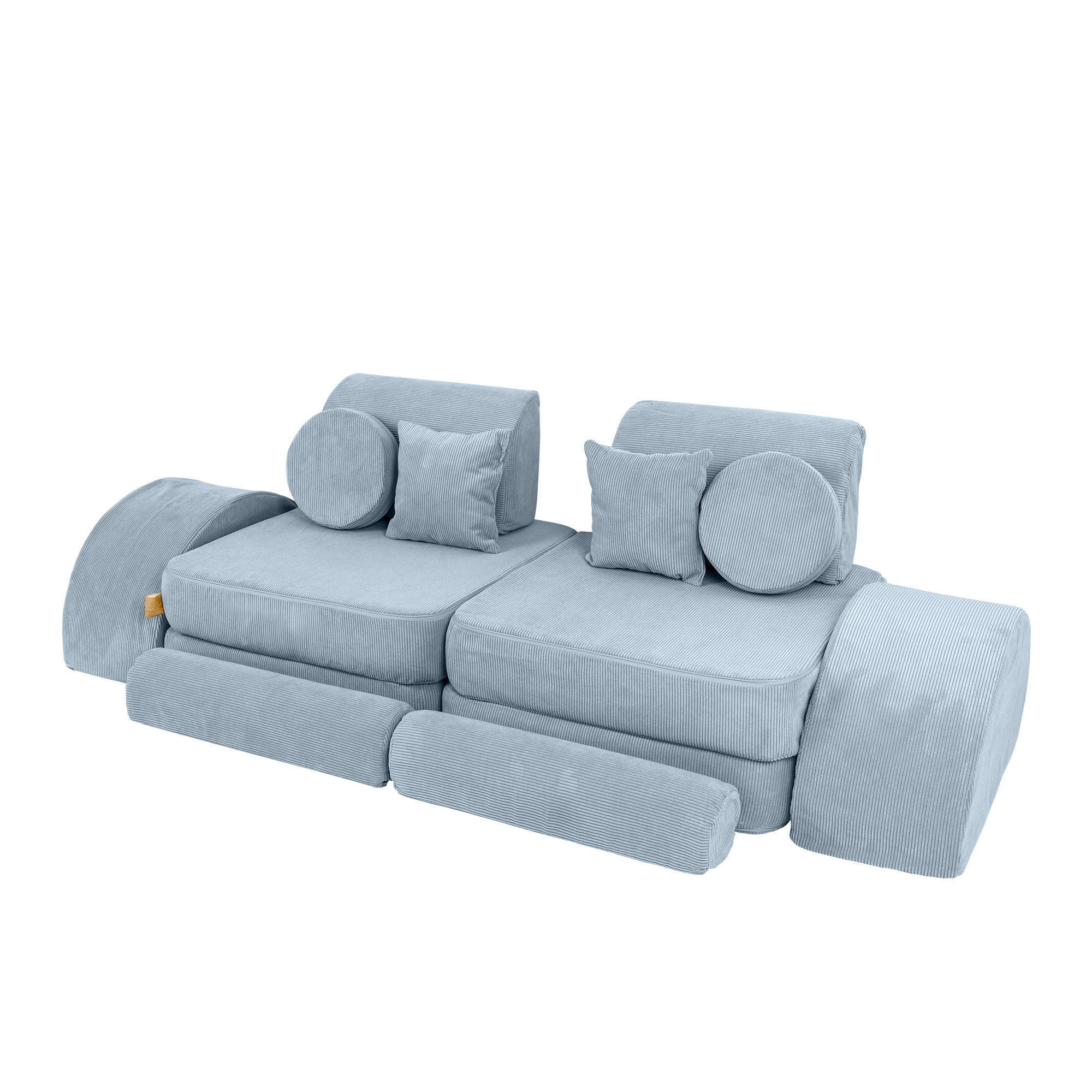 MeowBaby Slimcord Play Sofa Max – Παιδικός καναπές-κρεβάτι με δυνατότητα προετοιμασίας φαγητού | 12 τεμάχια