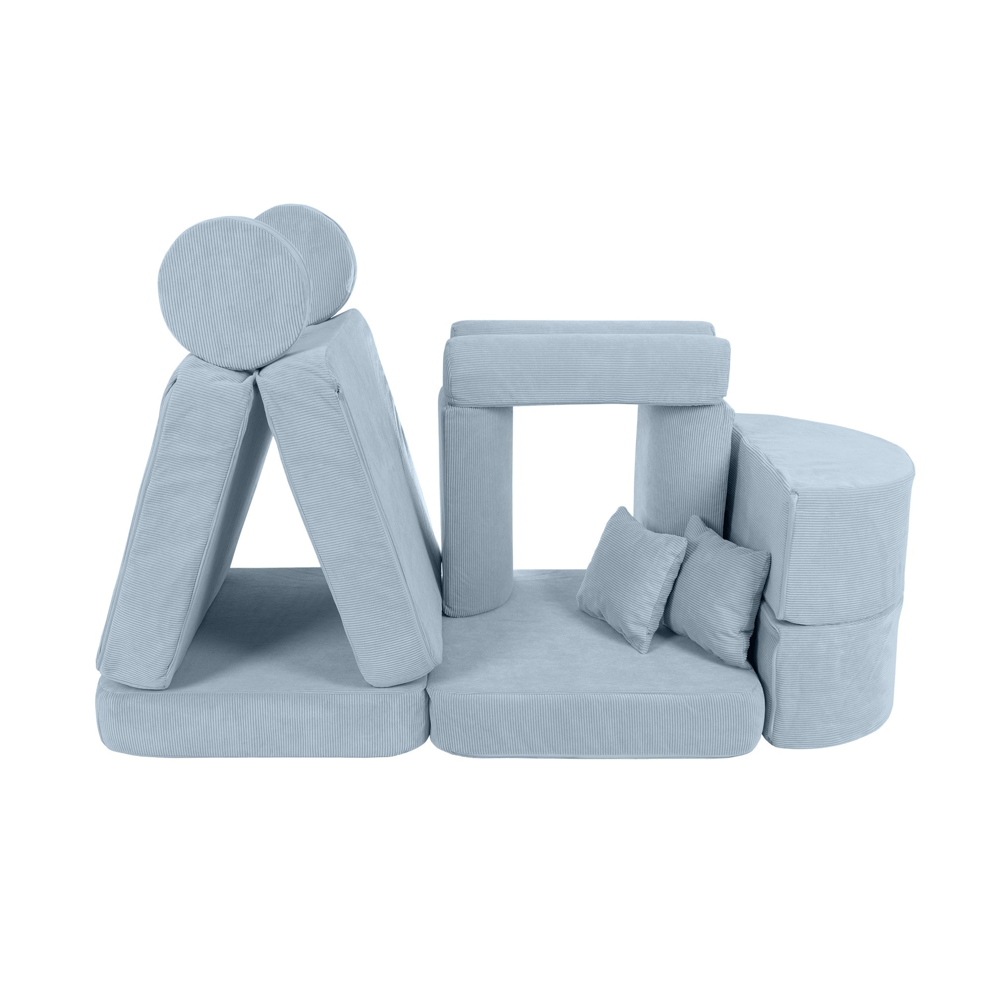 MeowBaby Slimcord Play Sofa Max – Παιδικός καναπές-κρεβάτι με δυνατότητα προετοιμασίας φαγητού | 12 τεμάχια