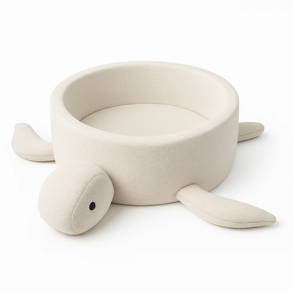 Μπαλάκια για μωρά από αφρώδες υλικό - Turtle | Boucle | Cheesecake Cream Beige | Μπαλάκια της επιλογής σας