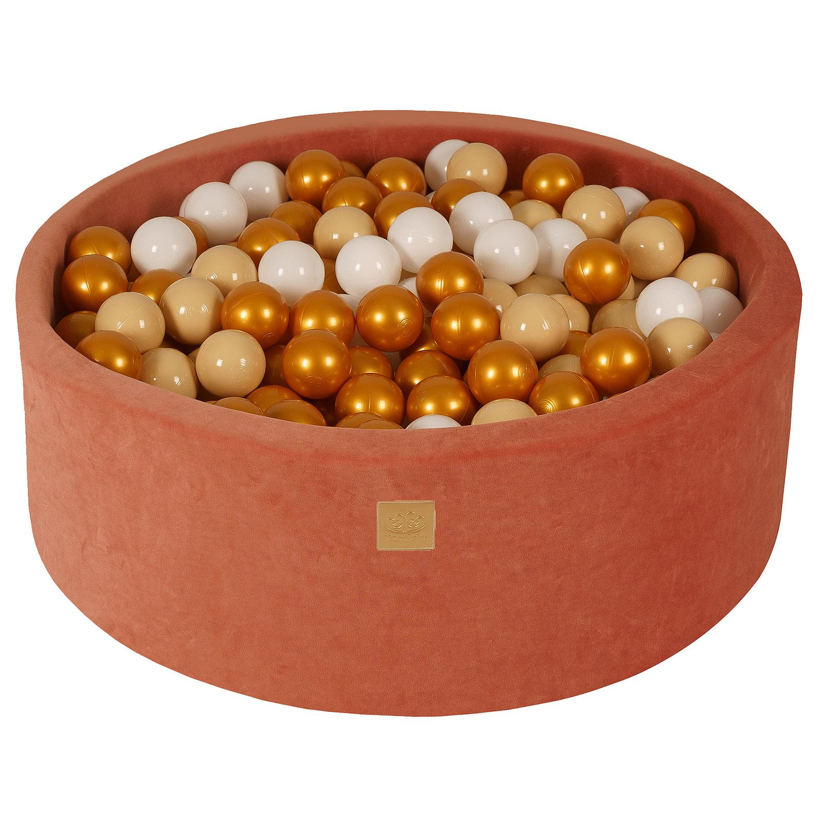 Παιδική Μπαλοπισίνα - Velvet - Κόκκινο Marsala - Έτοιμα σετ Μπάλες