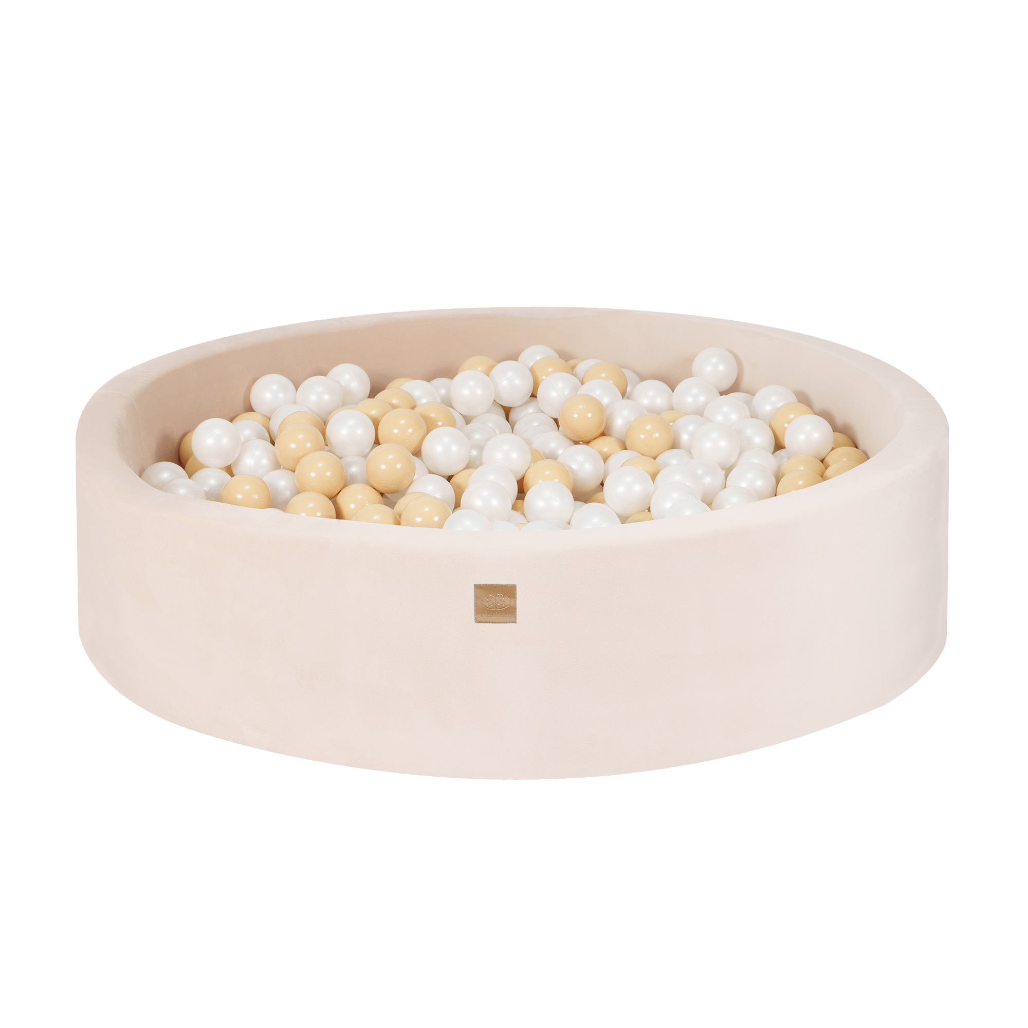 Βελούδινο Μπαλάκι Εκρού Μεγάλο