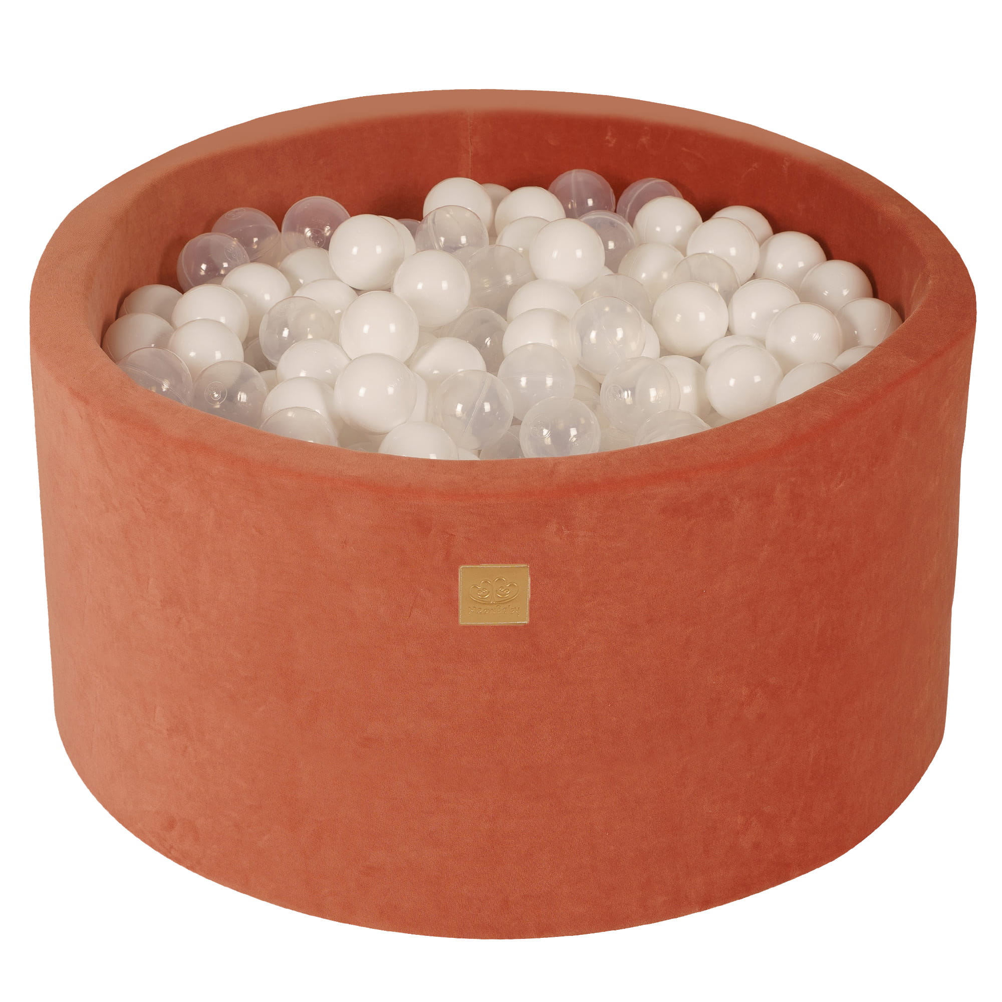 Παιδική Μπαλοπισίνα - Velvet - Κόκκινο Marsala - Έτοιμα σετ Μπάλες