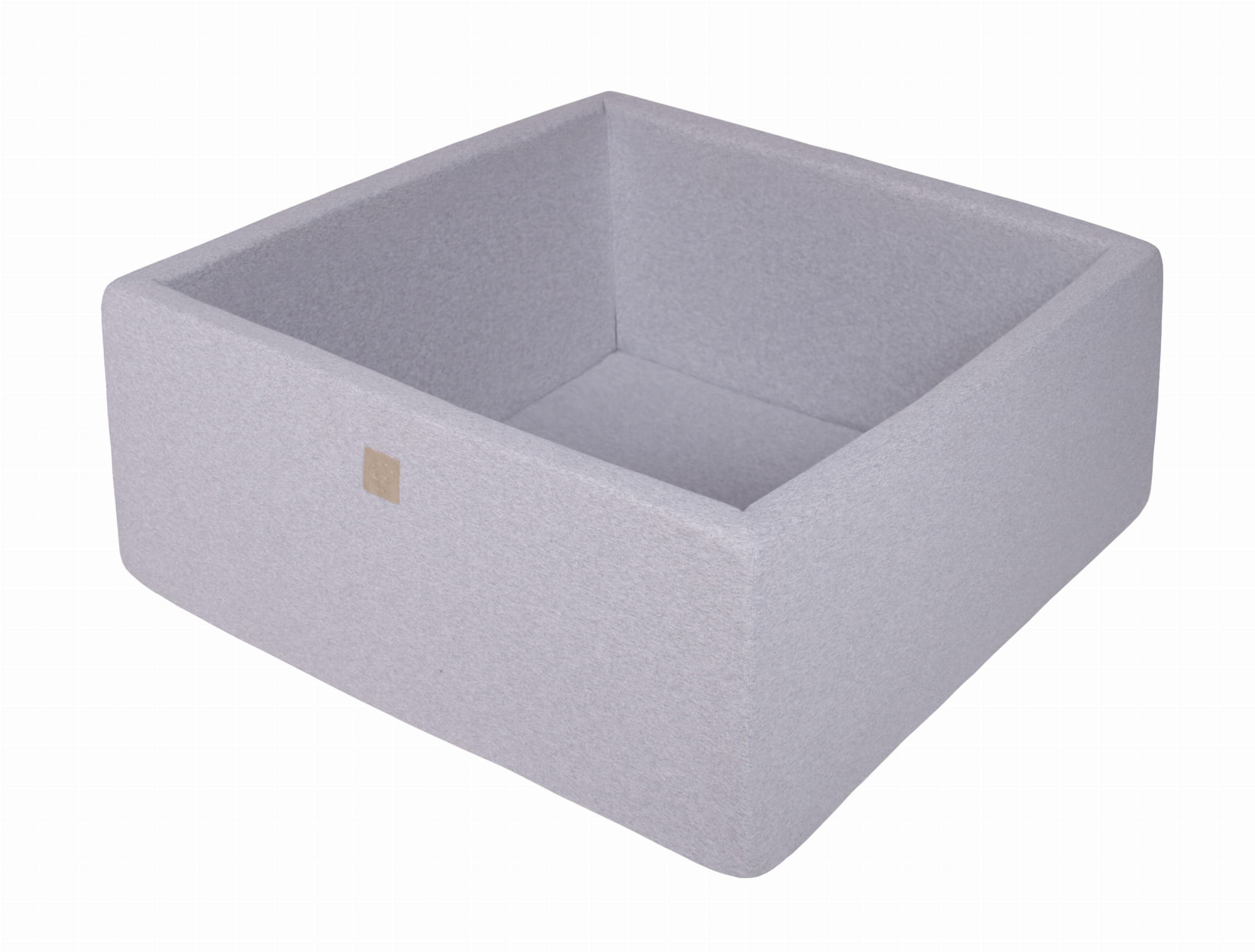 Μπάλες Cotton Ball Pit ανοιχτό γκρι τετράγωνες για να διαλέξετε