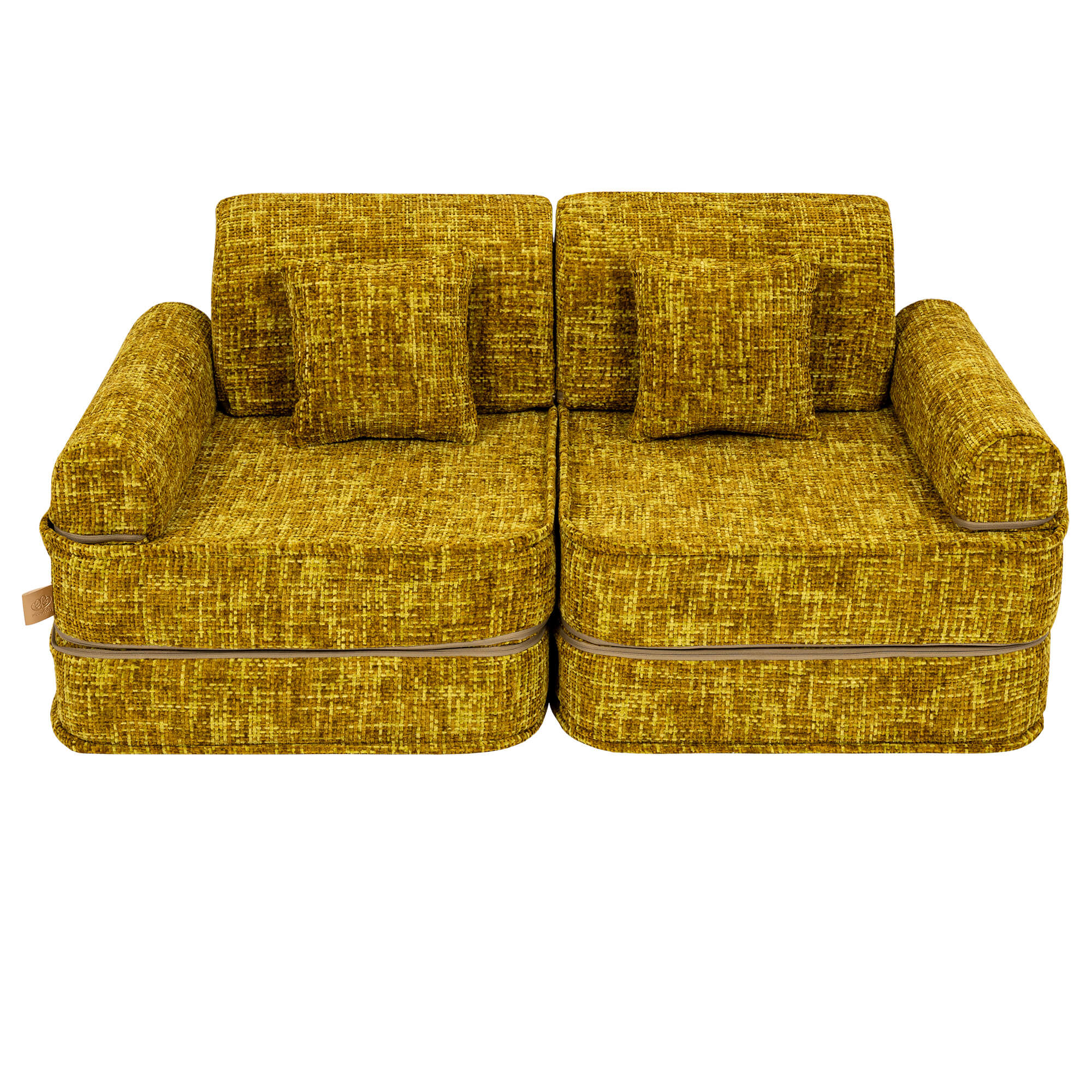Meowbaby Tangle Pocket Sofa Plus Honey Mustard