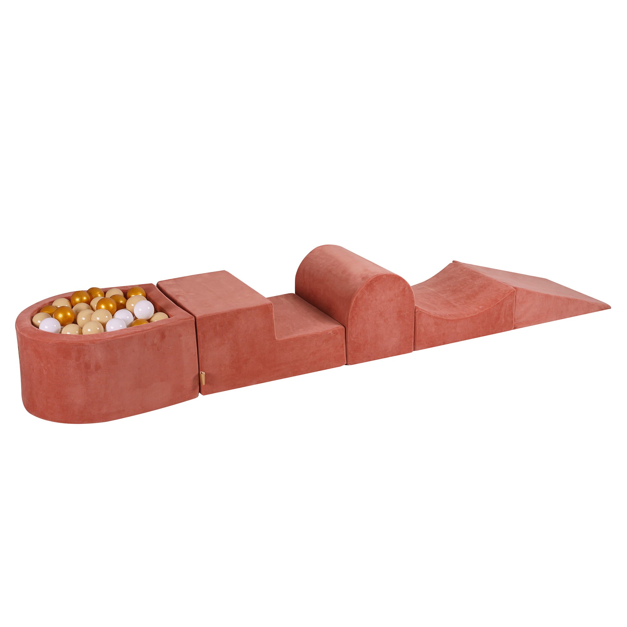 Σετ Παιχνιδιού (μικρή μπαλοπισίνα) Marsala Red - Velvet - 5 Στοιχείων 