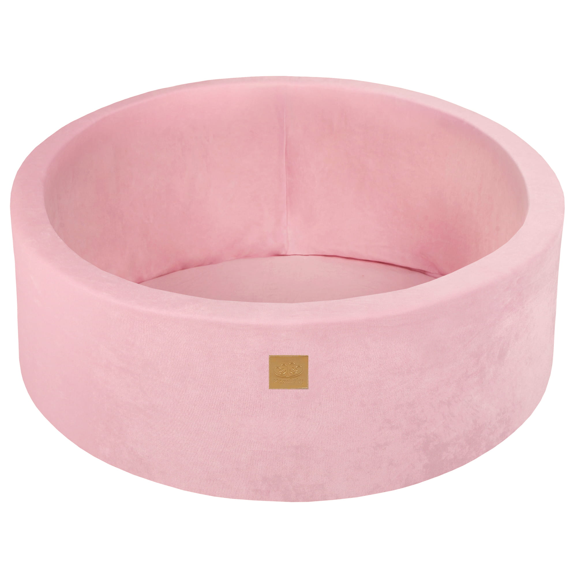 Παιδική Μπαλοπισίνα, Βελούδινη, χρ. Powder Pink, Επιλογή Χρώματος Μπάλας 