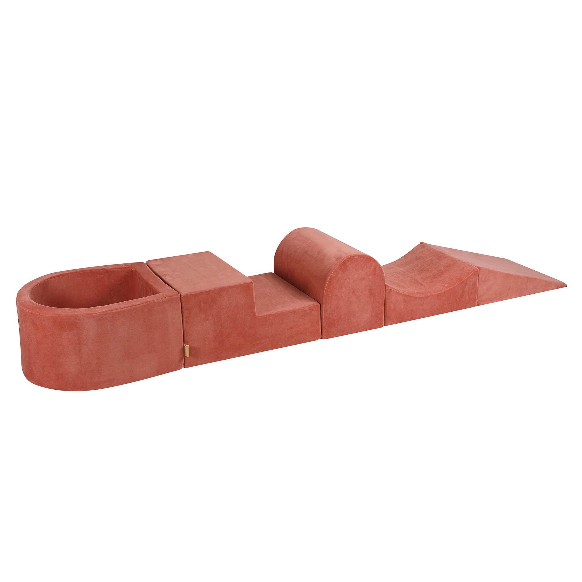 Σετ Παιχνιδιού (μικρή μπαλοπισίνα) Marsala Red - Velvet - 5 Στοιχείων 