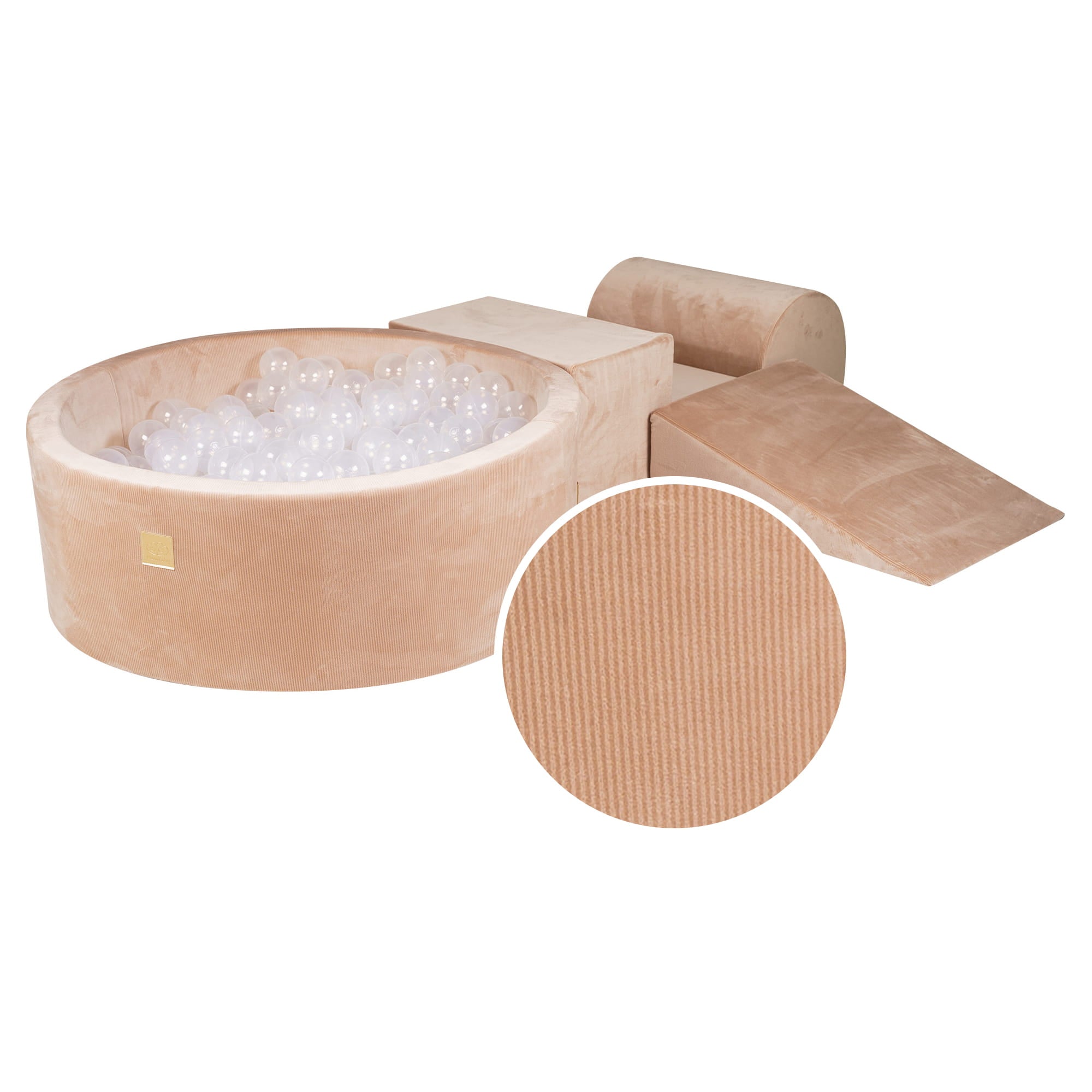 Velvet Corduroy Foam Playground 4 Elements Sand Meowbaby