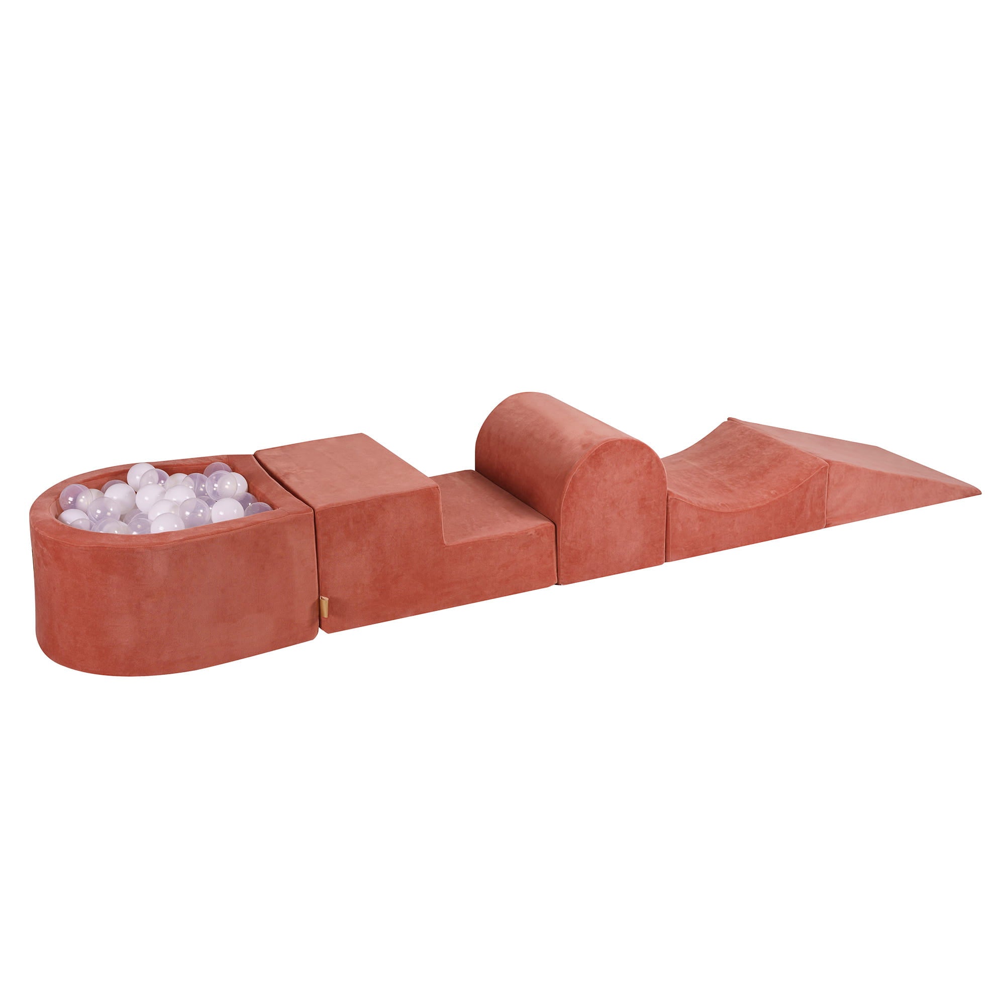 Σετ Παιχνιδιού (μικρή μπαλοπισίνα) Marsala Red - Velvet - 5 Στοιχείων 