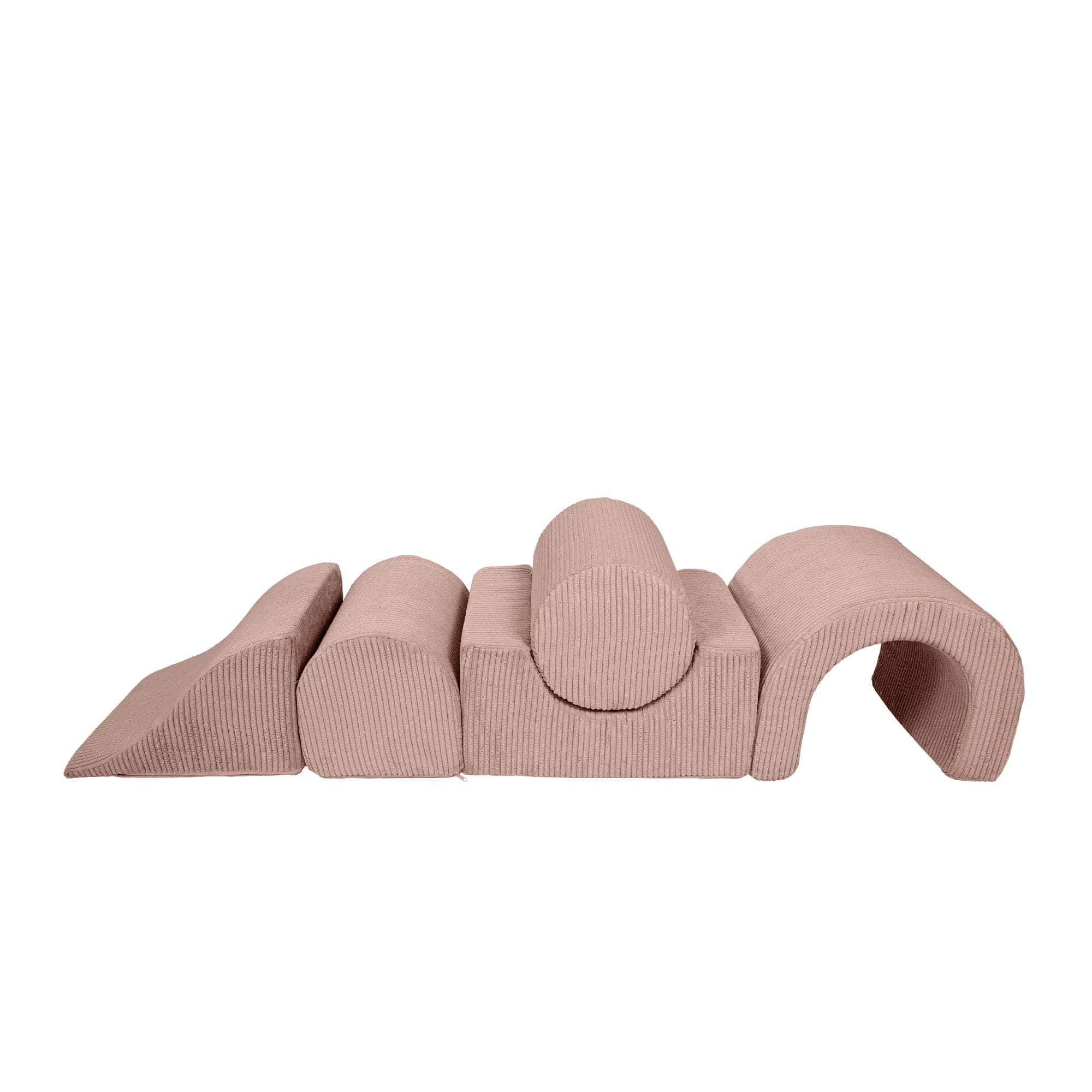 MeowBaby Aesthetic Kids Foam Climbing Blocks - Baby Soft Play Set | 5 Elements