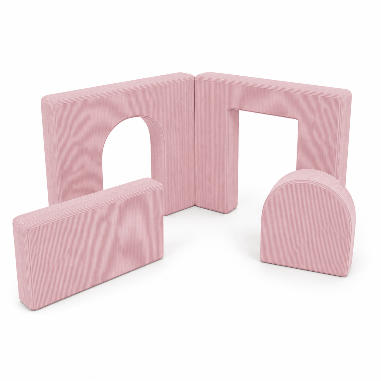 Meowbaby Piankowy Plac Zabaw dla Dzieci Archway | 4 elementy | Pocket | 120 cm | Slimcord