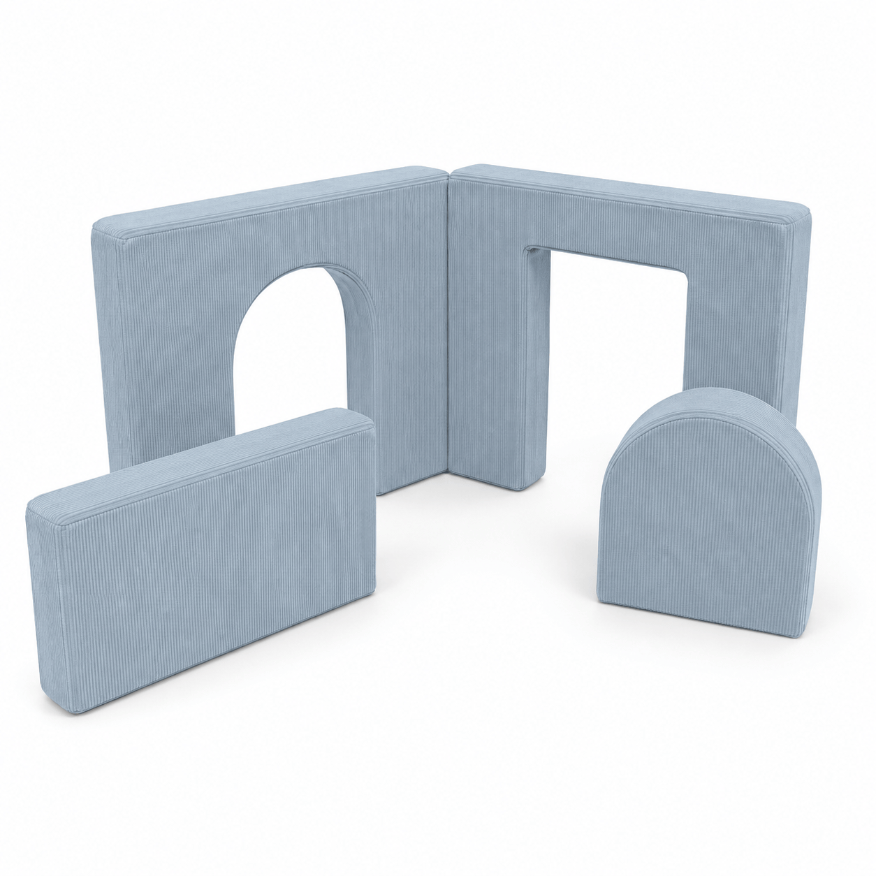 Meowbaby Piankowy Plac Zabaw dla Dzieci Archway | 4 elementy | Pocket | 120 cm | Slimcord