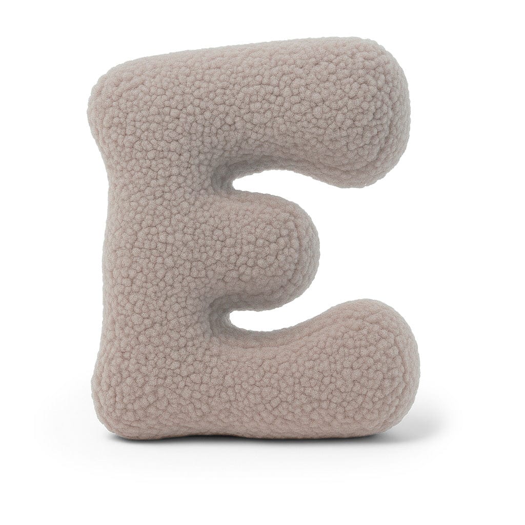 Meowbaby Alphabet Letter Pillow Light Gray | Bearly