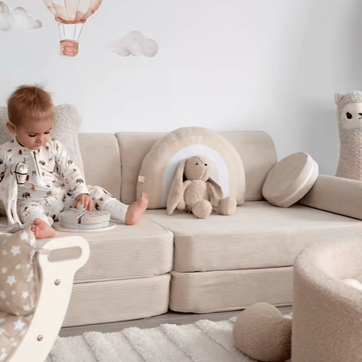 Meowbaby Sofa Modułowa dla Dziecka – 8 Elementów | Slimcord
